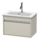Duravit Waschtischunterschrank Ketho Compact 60x38,5cm, Taupe, 1 Auszug, wandhängend-1