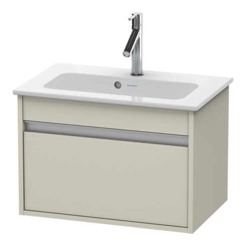 Duravit Waschtischunterschrank Ketho Compact 60x38,5cm, Taupe, 1 Auszug, wandhängend