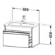 Duravit Waschtischunterschrank Ketho Compact 60x38,5cm, Taupe, 1 Auszug, wandhängend-5