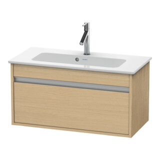 Duravit Waschtischunterschrank Ketho Compact 80x38,5cm, Ei Nat, 1 Auszug, wandhängend
