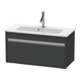 Duravit Waschtischunterschrank Ketho Compact 80x38,5cm, graph ma, 1 Ausz., wandhängend-1