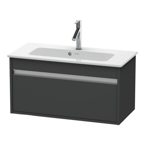 Duravit Waschtischunterschrank Ketho Compact 80x38,5cm, graph ma, 1 Ausz., wandhängend