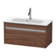 Duravit Waschtischunterschrank Ketho Compact 80x38,5cm, Nussb dkl., 1 Ausz., wandhängend-1