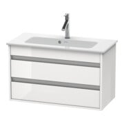 Duravit Waschtischunterschrank Ketho Compact 80x38,5cm, Tau, 2 Schubk., wandhängend-2