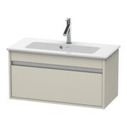 Duravit Waschtischunterschrank Ketho Compact 80x38,5cm, Taupe, 1 Auszug, wandhängend