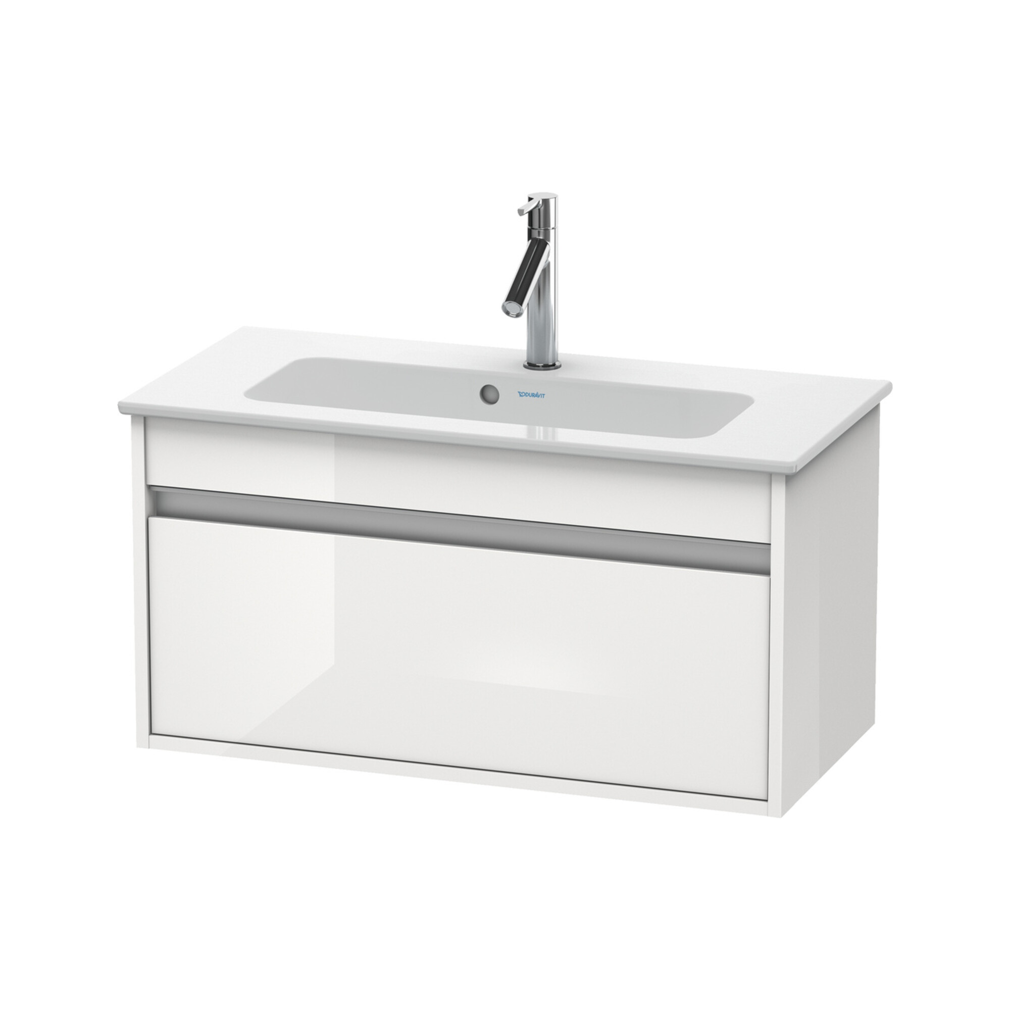 Duravit Waschtischunterschrank Ketho Compact 80x38,5cm, we hgl, 1 Auszug, wandhängend