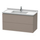 Duravit Waschtischunterschrank L-Cube 102x46,9cm, bas. ma, 2 Schub., wandhängend-1