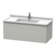 Duravit Waschtischunterschrank L-Cube 102x46,9cm, betongr ma, 1 Ausz., wandhängend-1