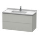 Duravit Waschtischunterschrank L-Cube 102x46,9cm, betongr ma, 2 Schub., wandhängend-1