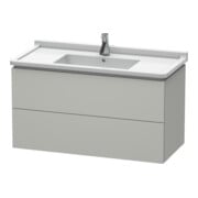 Duravit Waschtischunterschrank L-Cube 102x46,9cm, betongr ma, 2 Schub., wandhängend