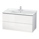 Duravit Waschtischunterschrank L-Cube 102x46,9cm, Ei Nat, 2 Schubk., wandhängend