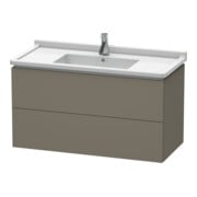 Duravit Waschtischunterschrank L-Cube 102x46,9cm, f Gr s-matt, 2 Schub., wandhängend