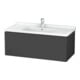 Duravit Waschtischunterschrank L-Cube 102x46,9cm, graph ma, 1 Ausz., wandhängend-1