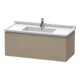 Duravit Waschtischunterschrank L-Cube 102x46,9cm, lei, 1 Auszug, wandhängend-1