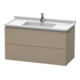 Duravit Waschtischunterschrank L-Cube 102x46,9cm, lei, 2 Schub., wandhängend-1