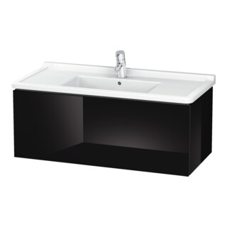 Duravit Waschtischunterschrank L-Cube 102x46,9cm, sw hgl, 1 Ausz., wandhängend