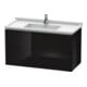 Duravit Waschtischunterschrank L-Cube 102x46,9cm, sw hgl, 2 Schub., wandhängend-1