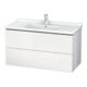 Duravit Waschtischunterschrank L-Cube 102x46,9cm, we. matt, 2 Schub., wandhängend-4