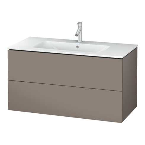 Duravit Waschtischunterschrank L-Cube 102x48,1cm, bas. ma, 2 Schub., wandhängend