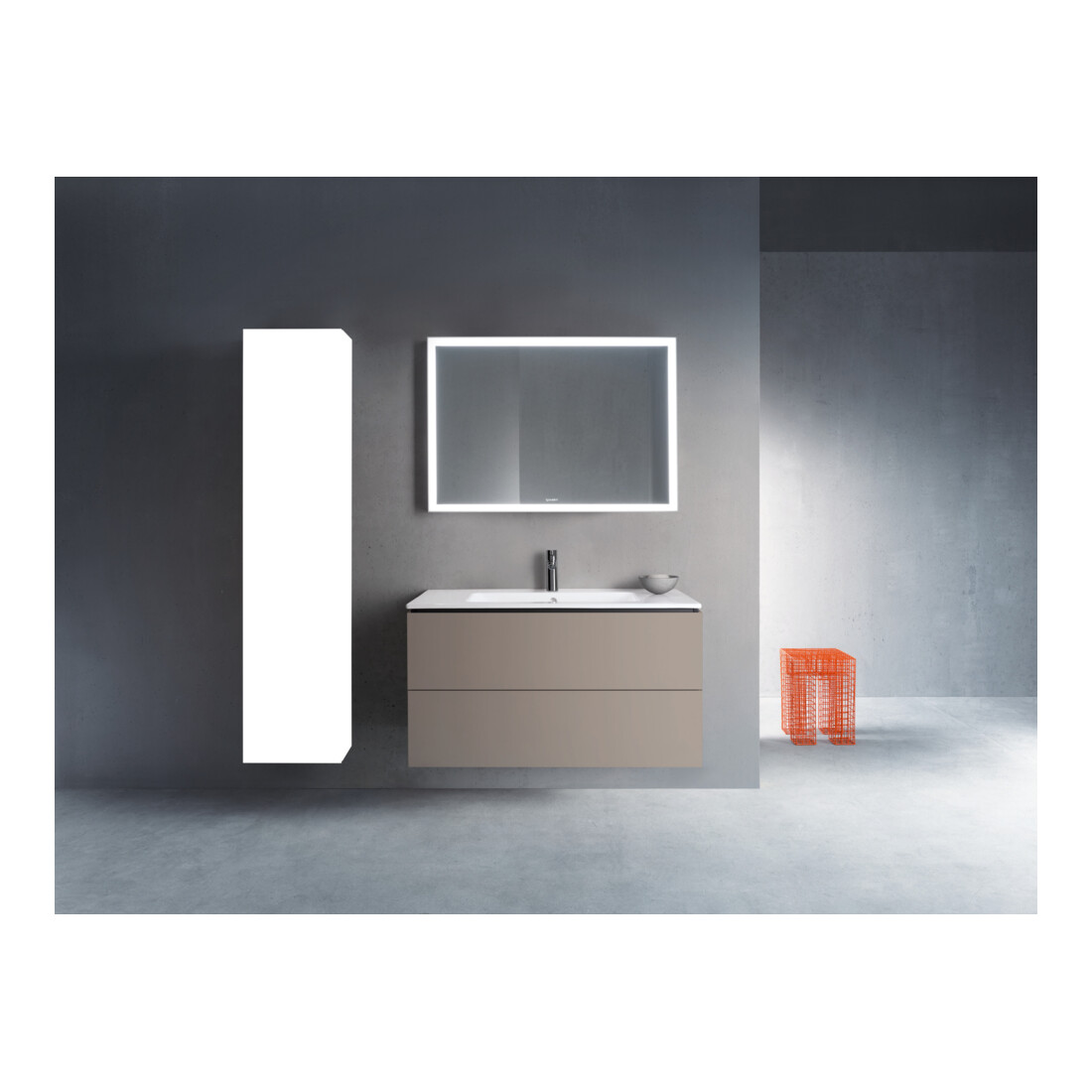 Duravit Waschtischunterschrank L-Cube 102x48,1cm, bas. ma, 2 Schub., wandhängend