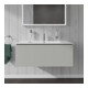 Duravit Waschtischunterschrank L-Cube 102x48,1cm, betongr ma, 1 Ausz., wandhängend