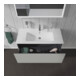 Duravit Waschtischunterschrank L-Cube 102x48,1cm, betongr ma, 1 Ausz., wandhängend