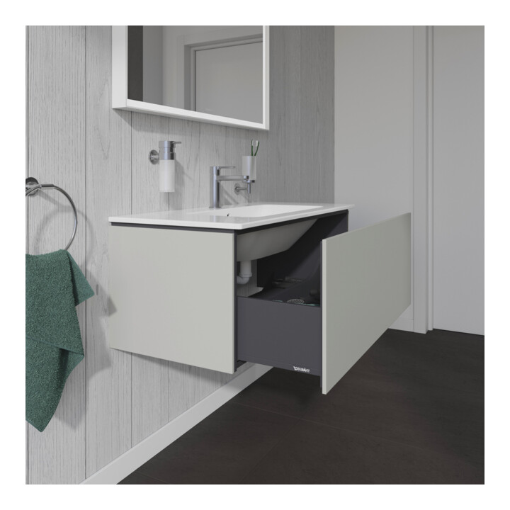 Duravit Waschtischunterschrank L-Cube 102x48,1cm, betongr ma, 1 Ausz., wandhängend