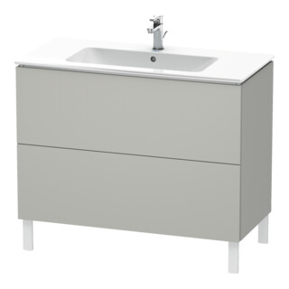 Duravit Waschtischunterschrank L-Cube 102x48,1cm, betongr ma, 2 Ausz., stehend