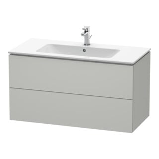 Duravit Waschtischunterschrank L-Cube 102x48,1cm, betongr ma, 2 Schub., wandhängend