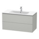Duravit Waschtischunterschrank L-Cube 102x48,1cm, betongr ma, 2 Schub., wandhängend-1