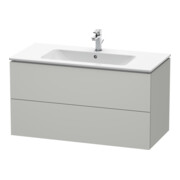 Duravit Waschtischunterschrank L-Cube 102x48,1cm, betongr ma, 2 Schub., wandhängend