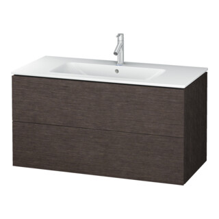 Duravit Waschtischunterschrank L-Cube 102x48,1cm, E dkl. geb., 2 Schub., wandhängend