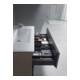 Duravit Waschtischunterschrank L-Cube 102x48,1cm, E dkl. geb., 2 Schub., wandhängend