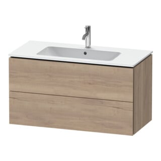 Duravit Waschtischunterschrank L-Cube 102x48,1cm, Ei marm., 2 Schub., wandhängend