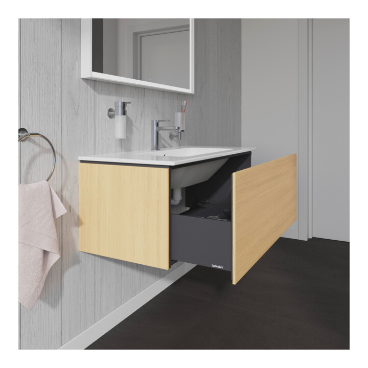 Duravit Waschtischunterschrank L-Cube 102x48,1cm, Ei Nat, 1 Ausz., wandhängend