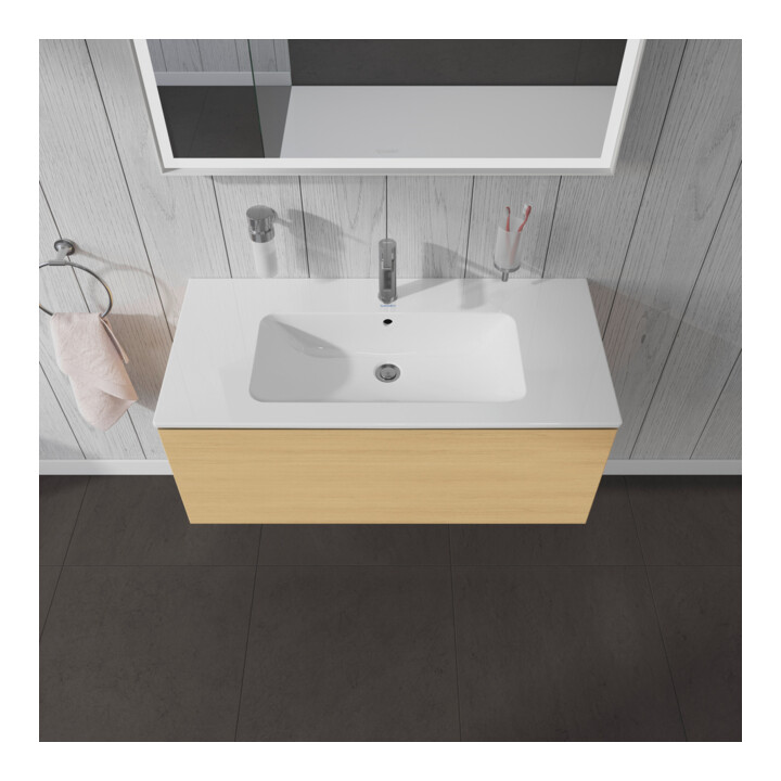 Duravit Waschtischunterschrank L-Cube 102x48,1cm, Ei Nat, 1 Ausz., wandhängend