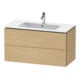 Duravit Waschtischunterschrank L-Cube 102x48,1cm, Ei Nat, 2 Schubk., wandhängend-1