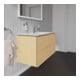 Duravit Waschtischunterschrank L-Cube 102x48,1cm, Ei Nat, 2 Schubk., wandhängend-4