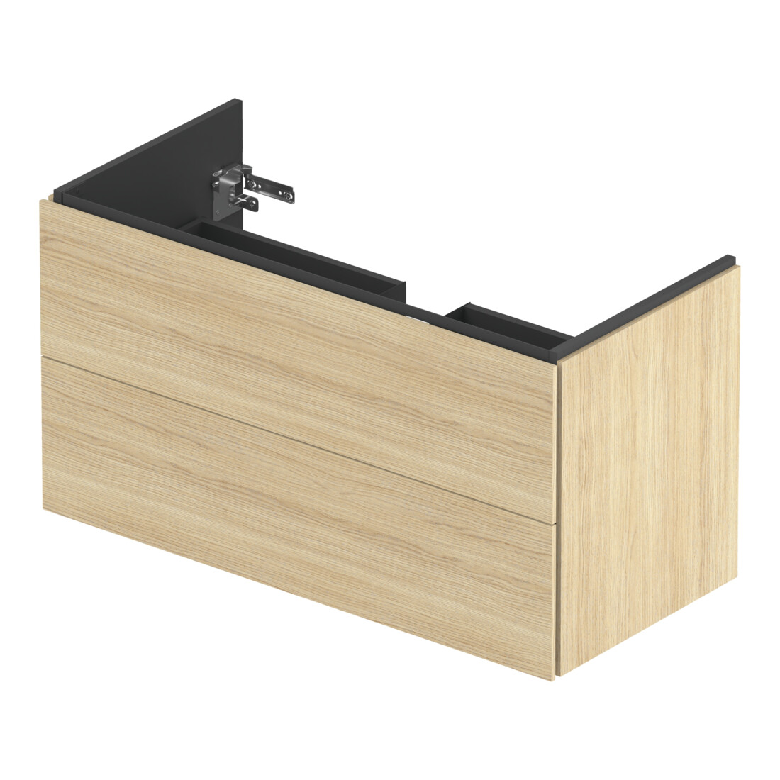 Duravit Waschtischunterschrank L-Cube 102x48,1cm, Ei Nat, 2 Schubk., wandhängend