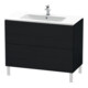 Duravit Waschtischunterschrank L-Cube 102x48,1cm, Ei sw, 2 Auszüge, stehend-1