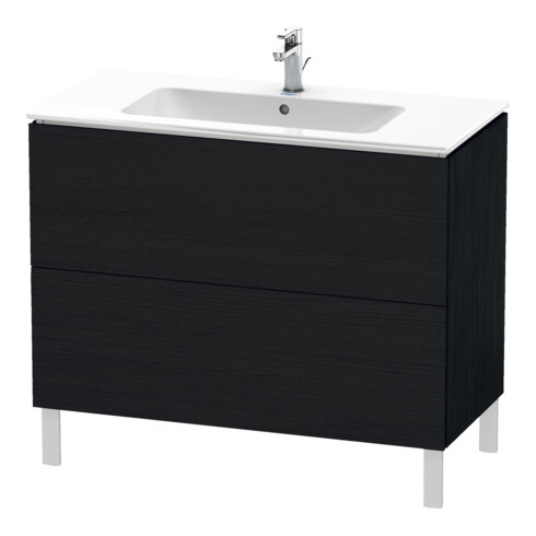 Duravit Waschtischunterschrank L-Cube 102x48,1cm, Ei sw, 2 Auszüge, stehend