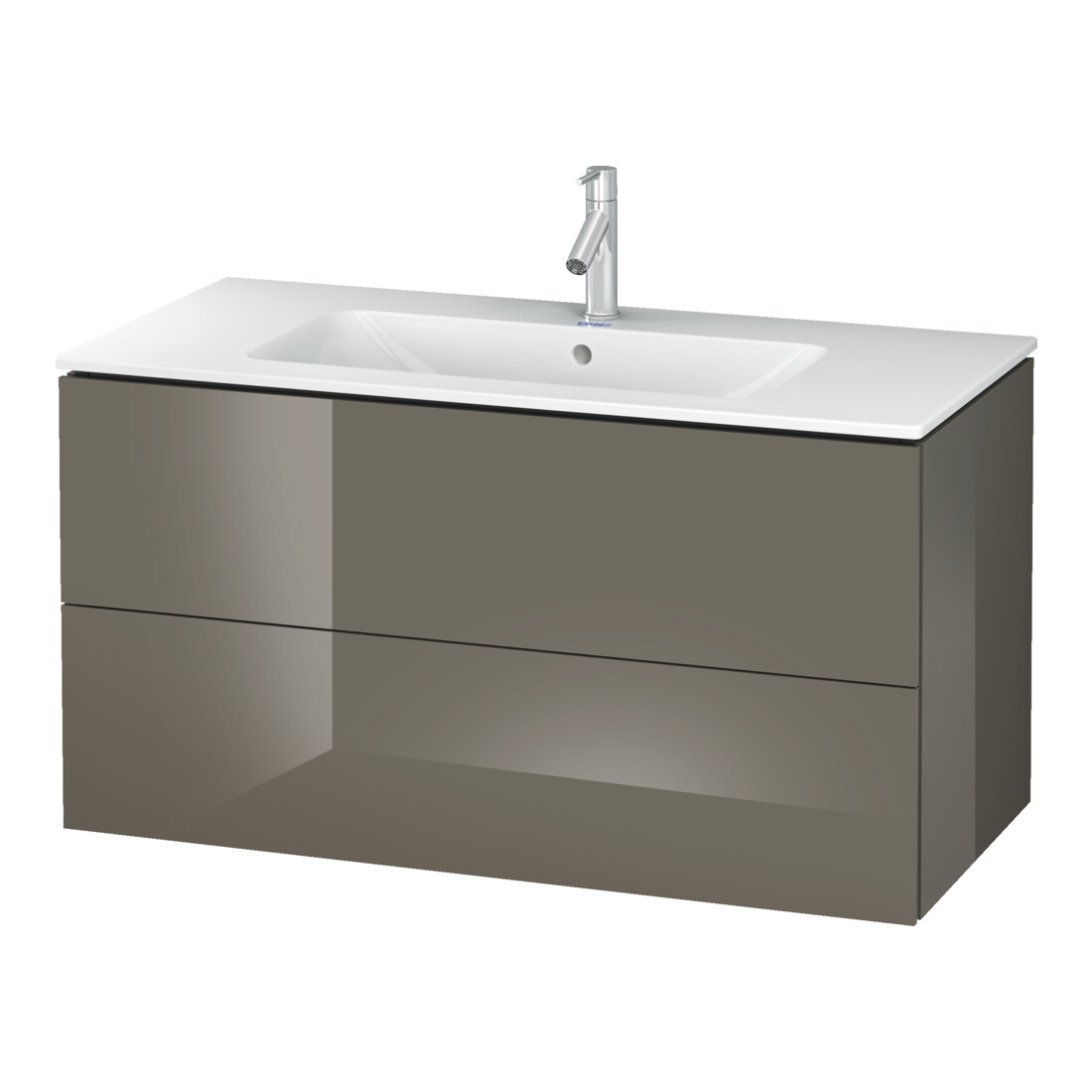 Duravit Waschtischunterschrank L-Cube 102x48,1cm, f Gr hgl, 2 Schub., wandhängend