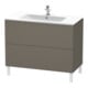 Duravit Waschtischunterschrank L-Cube 102x48,1cm, f Gr s-matt, 2 Ausz., steh.-1