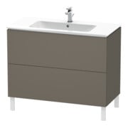 Duravit Waschtischunterschrank L-Cube 102x48,1cm, f Gr s-matt, 2 Ausz., steh.