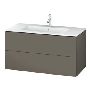 Duravit Waschtischunterschrank L-Cube 102x48,1cm, f Gr s-matt, 2 Schub., wandhängend