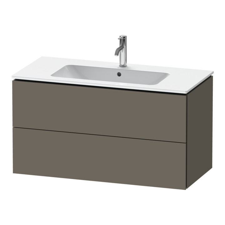 Duravit Waschtischunterschrank L-Cube 102x48,1cm, f Gr s-matt, 2 Schub., wandhängend