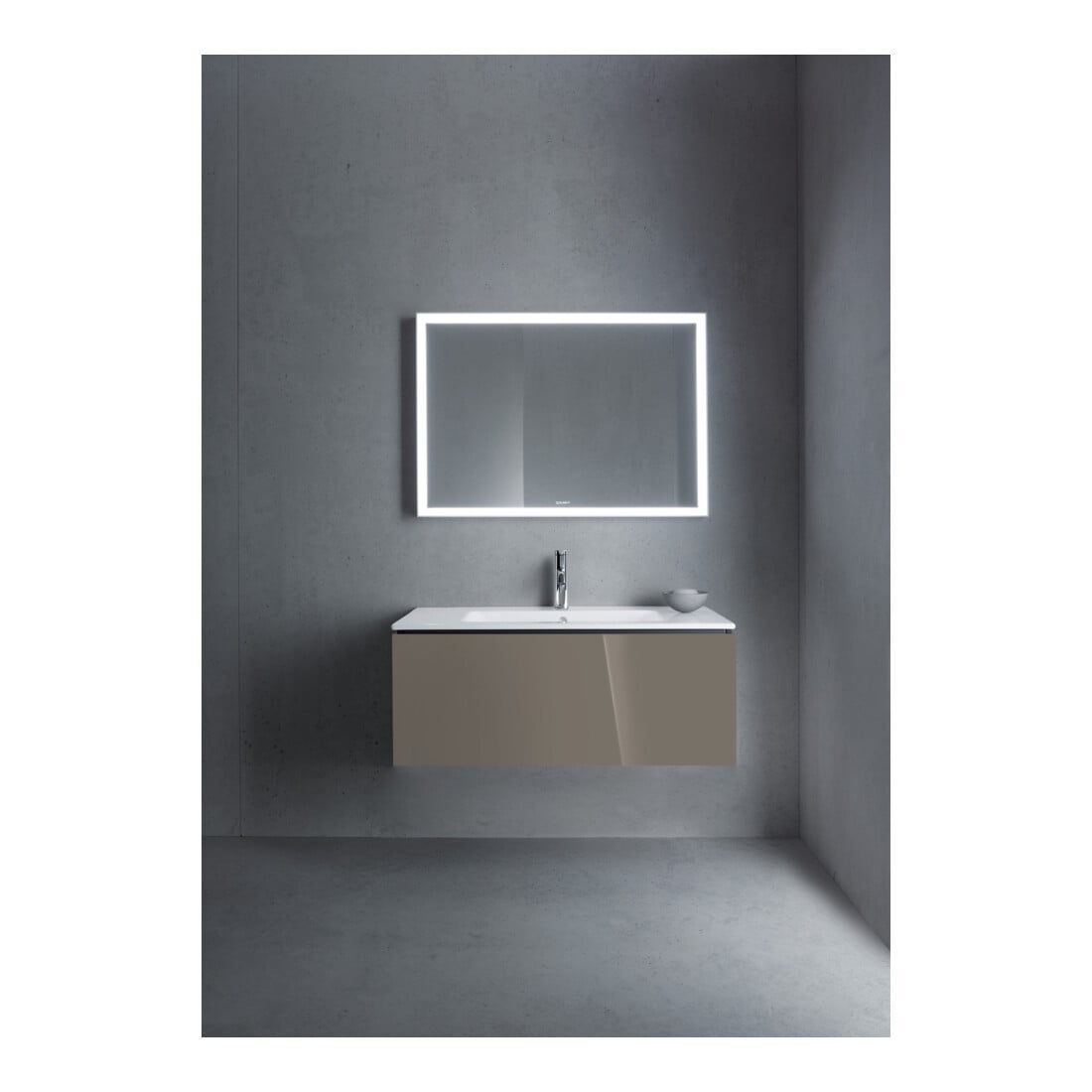 Duravit Waschtischunterschrank L-Cube 102x48,1cm, flan. Gr hgl, 1 Ausz., wandhängend