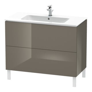 Duravit Waschtischunterschrank L-Cube 102x48,1cm, flan. Gr hgl, 2 Ausz., steh.
