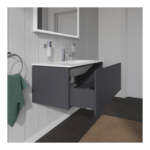 Duravit Waschtischunterschrank L-Cube 102x48,1cm, graph ma, 1 Ausz., wandhängend