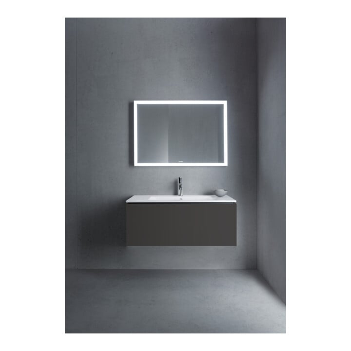 Duravit Waschtischunterschrank L-Cube 102x48,1cm, graph matt, 1 Ausz., wandhängend